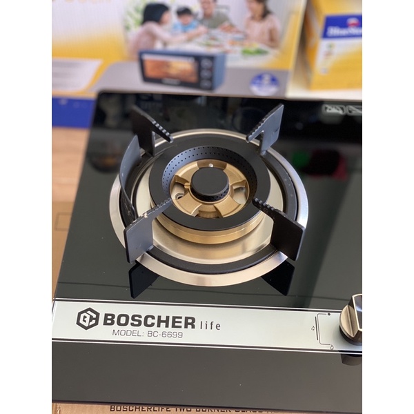 Bếp Gas Âm Cơ Boscherlife 6699 Bảo Hành 2 Năm