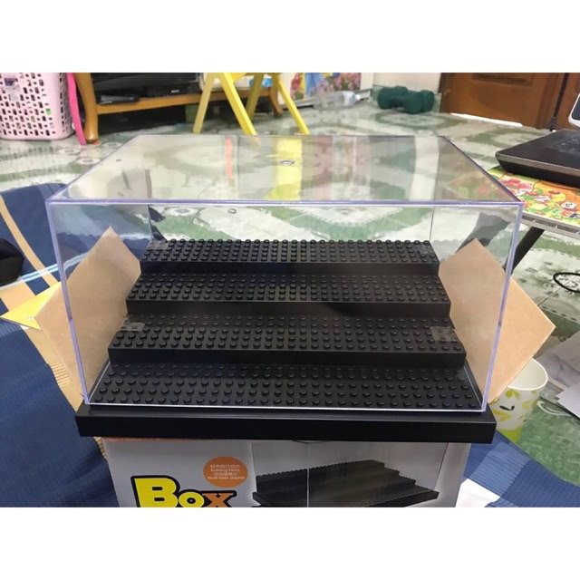Display Case Hộp trưng bày minifigures nhân vật 4 tầng