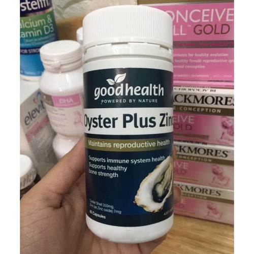 Tinh Chất Hàu Oyster Plus Zinc Goodhealth Úc-60 viên