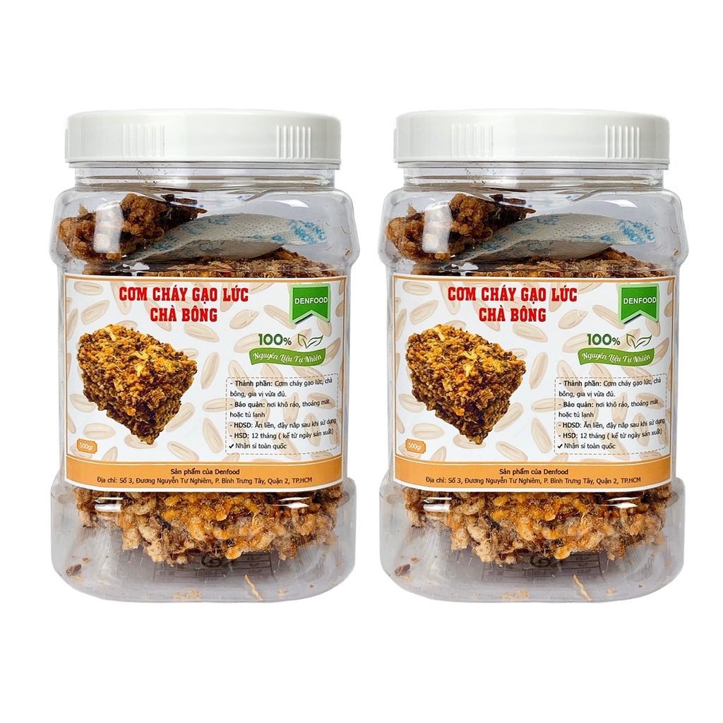 Cơm Cháy Gạo Lức Chà Bông - Bịch 500gr