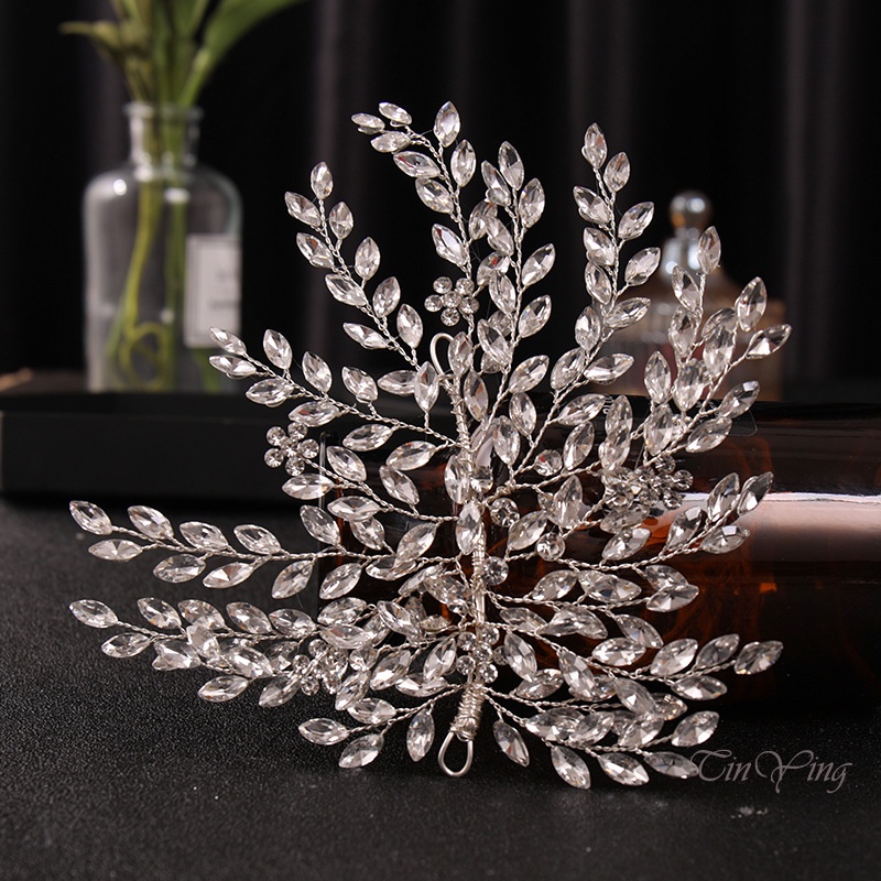 GETNOIVAS Băng Đô Cài Tóc Họa Tiết Lá Thời Trang Cho Nữ