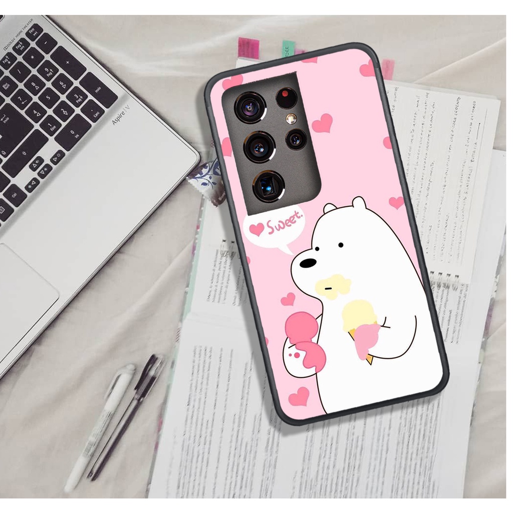 Ốp Lưng SamSung S20 FE - S21 FE . In Hình Gấu Bắc Cực Cute.