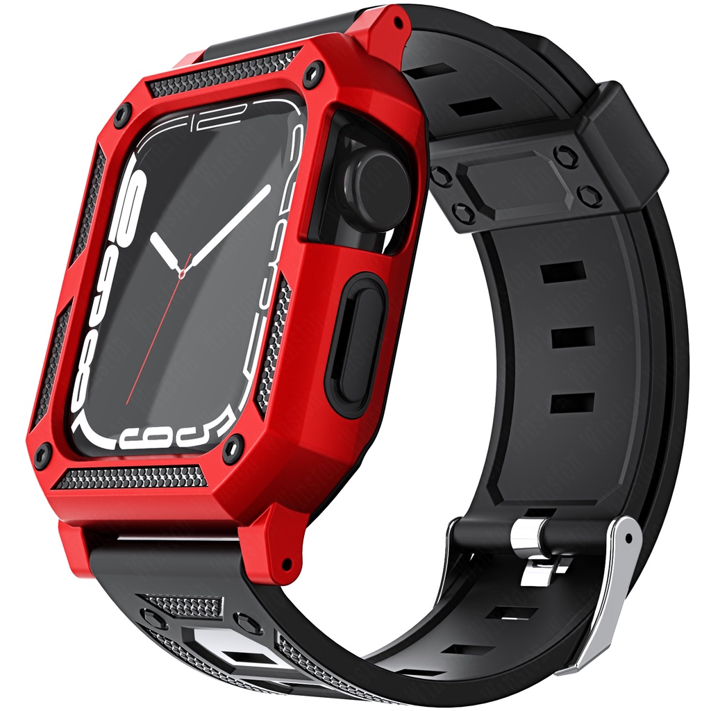Ốp Bảo Vệ Bằng TPU Silicone Dành Cho Apple Watch 44Mm 45Mm 42Mm 40 / 38Mm iwatch Series 8 7 6 5 4 SE