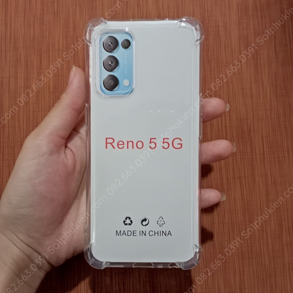 Ốp lưng Oppo Reno 5 4G / 5G chống sốc bảo vệ cam siêu bền
