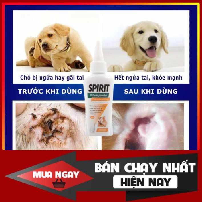 Bột Nhổ Lông Tai Cho Chó Mèo SPIRIT #Tintin Pet Store