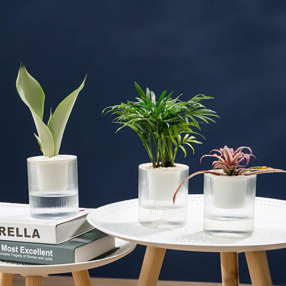 Chậu Trồng Cây Hấp Thụ Nước Tự Động Kèm Khay Tiện Dụng Cho Sân Vườn