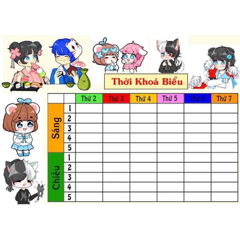 2 thời khoá biểu hero team , thời khoá biểu hero among