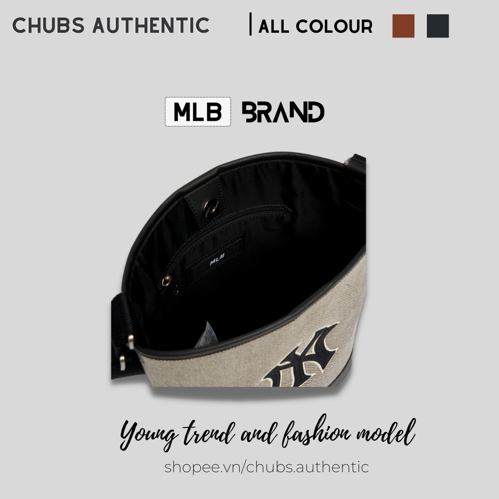 Túi Basic Big Logo Canvas Bucket New York Yankees