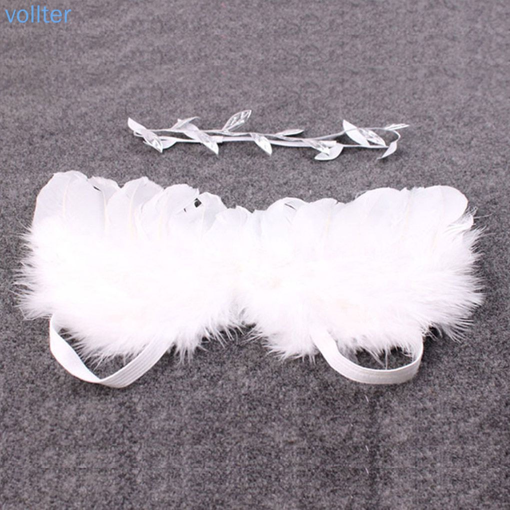 Set cánh thiên thần và băng đô làm đạo cụ chụp ảnh cho bé