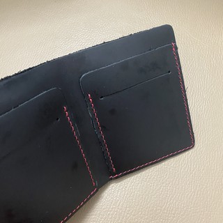 Ví đứng mini da thật handmade cao cấp