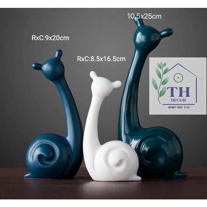 Tượng gốm sứ phong cách Bắc Âu- trang trí nhà cửa