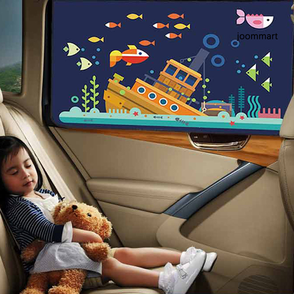 FS Bộ 4 Miếng Che Nắng Cửa Sổ Xe Ô Tô Có Nam Châm