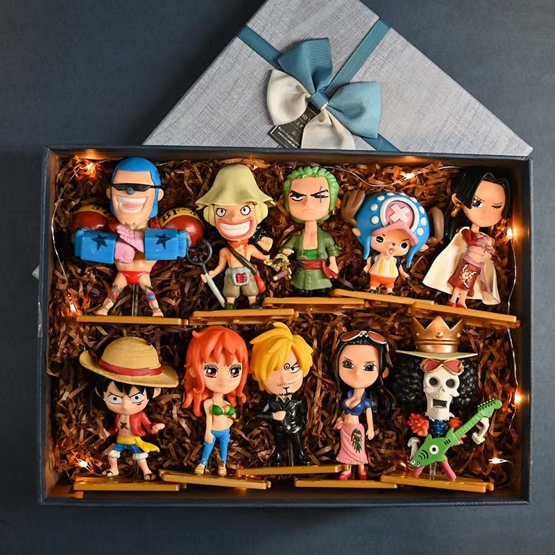 Đồ trang trí Nhân Vật Luffy Zoro Sanji Nami Usopp Chopper Trong One Piece Trang Trí