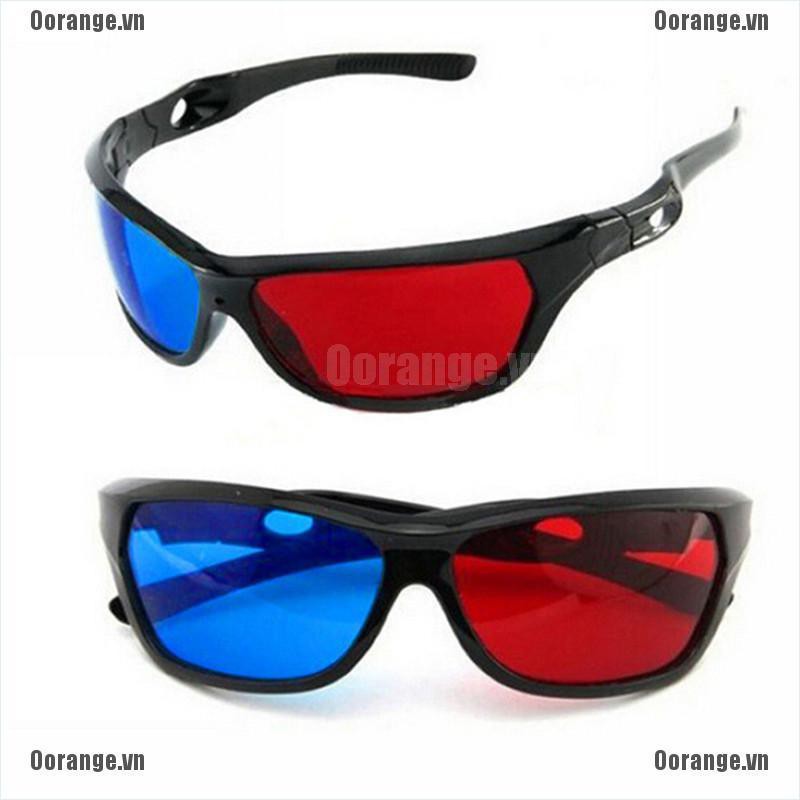 3D Glasses Red Blue Black Frame For Dimensional Anaglyph TV Movie DVD Game | WebRaoVat - webraovat.net.vn