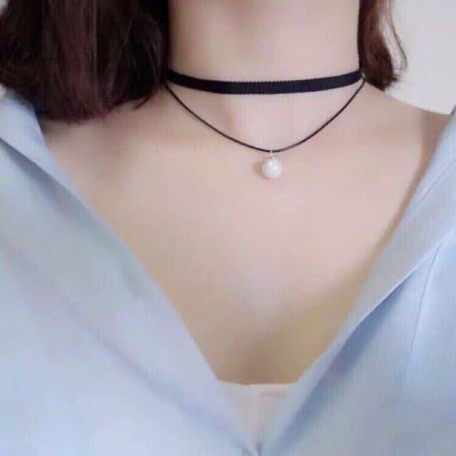 Vòng choker Thời trang phong cách Hàn hot nhất 2018