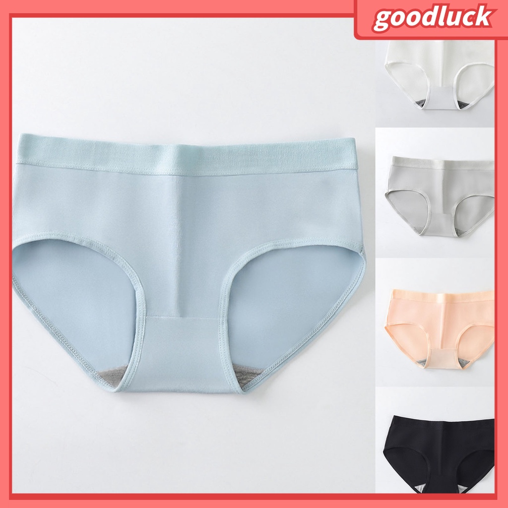 Quần Lót Cạp Vừa Màu Sắc Tinh Khiết Thoải Mái Có Size Lớn Dành Cho Nữ