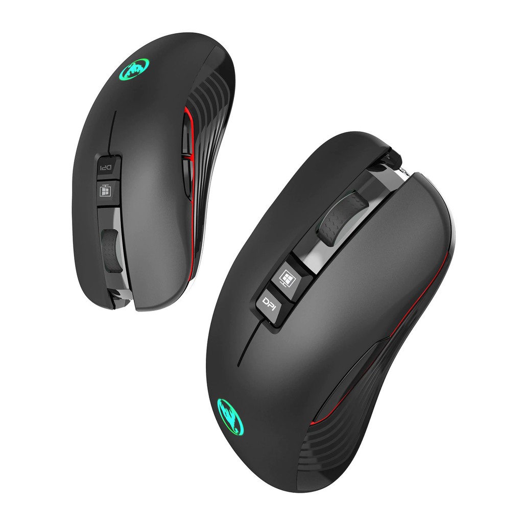Chuột HXSJ T30 Không Dây Chuyên Dùng Cho Gamer, Văn Phòng Không Mỏi Cổ Tay, Đèn Nền 7 Màu, Độ Nhạy 3600DPI