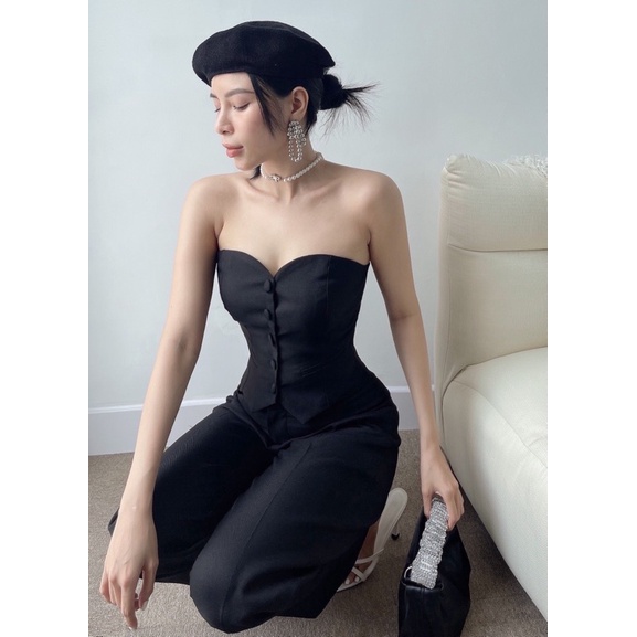 Set Áo Ống Gile và Quần Tây Thụng