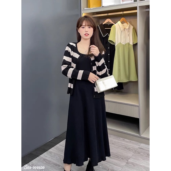 Set váy áo len cho con bú sz S-XL