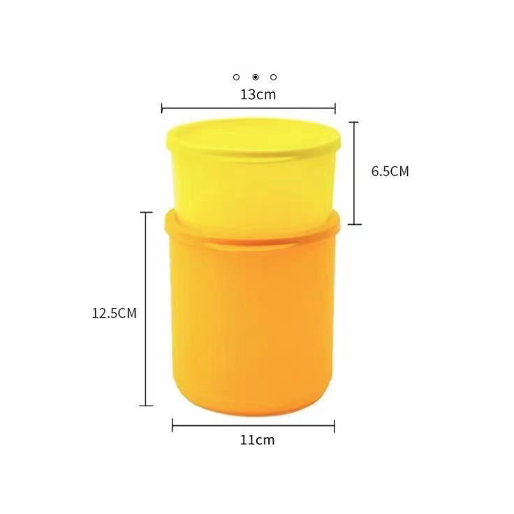 Bộ 4 hộp tròn BQTP Roundtax Tupperware Trung-Set Tupperware Tròn Roundtax