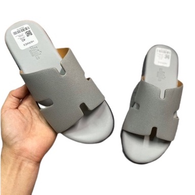 Dép quai ngang Nam chữ H, Dép lê Her.mes, Chất liệu đế gỗ, quai da, nhiều mẫu BapeVN