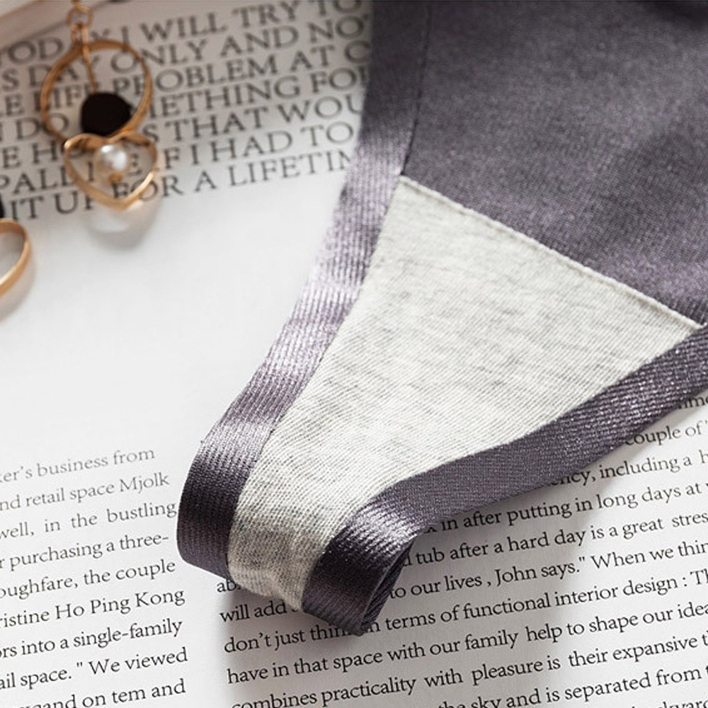 Quần Lót Lọt Khe Vải Lụa Lạnh Phối Ren Lưng Chữ T Không Đường May Gợi Cảm Cho Nữ