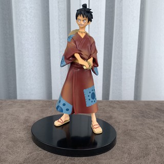 Mô hình One Piece Luffy, Zoro, Sanji, Usopp ở Wano quốc, cao 17cm