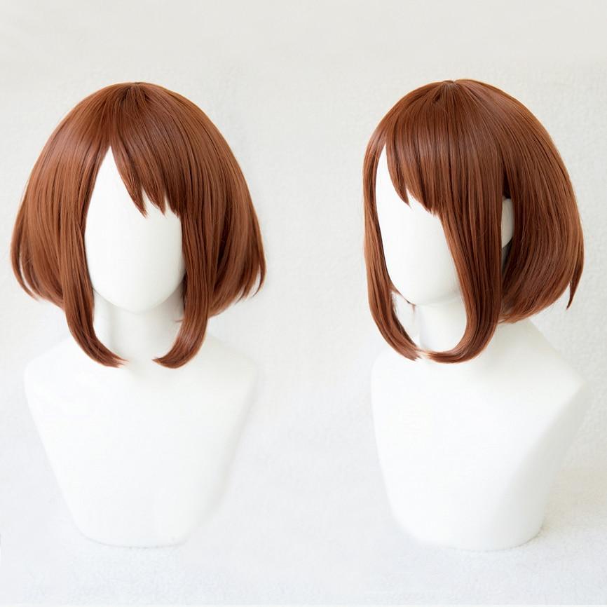 Wig/tóc giả Uraraka Ochako  - Học viện anh hùng: Boku no Hero màu nâu