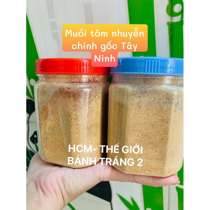 Muối nhuyễn tôm Tây Ninh hủ 250gr hàng loại 1 thơm ngon!