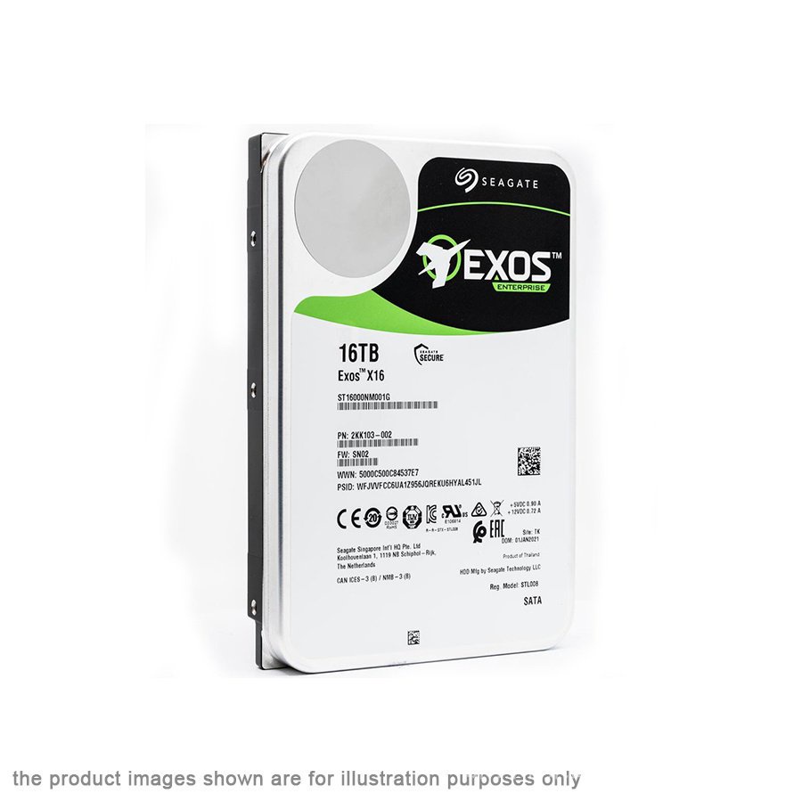 Seagate Hộp Ổ Cứng sata 7200 256mb 3.5 inch st16000nm001g 16tb exos x16 512e