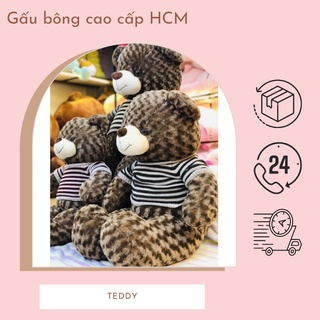 Gấu Bông Teddy Lông Xoán Giá Rẻ Cao Cấp Dễ Thương Khổng Lồ