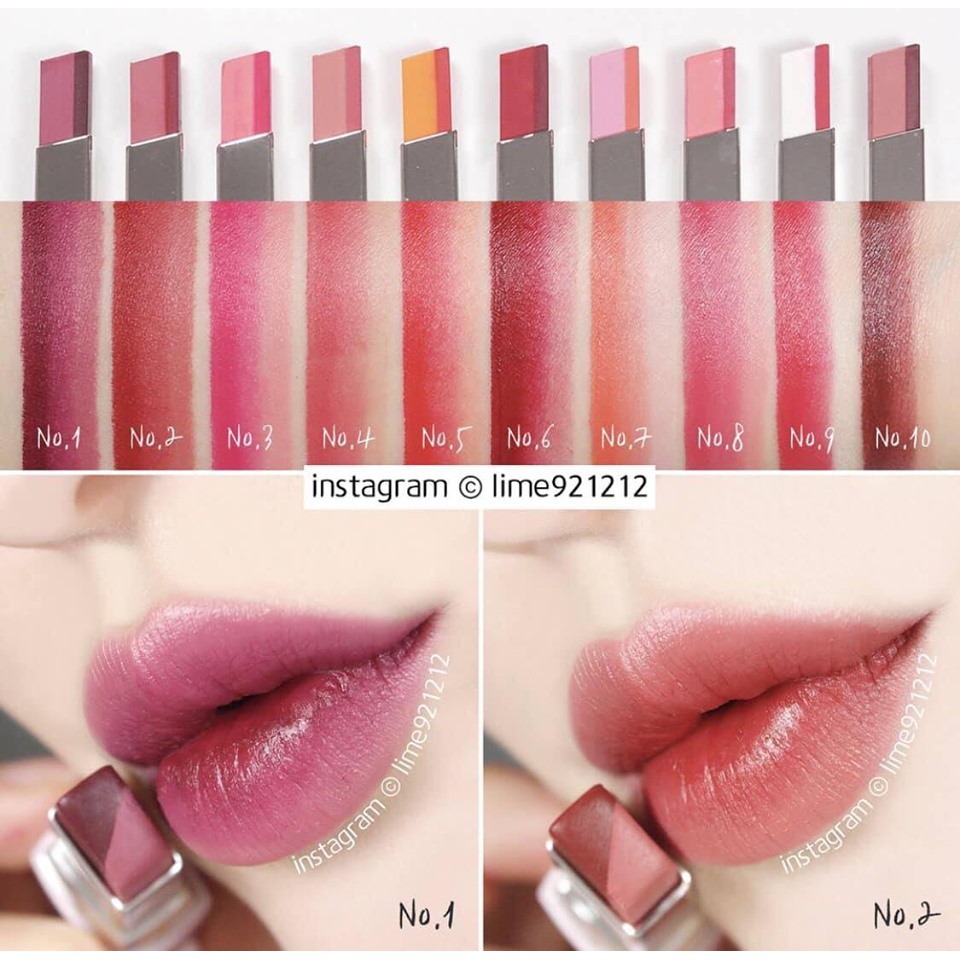 Son 2 màu LANEIGE Two Tone Matte Lip Bar