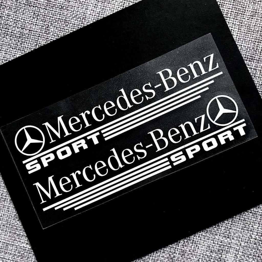 Bộ 2 Đề Can Dán Trang Trí Gương Chiếu Hậu Xe Hơi Mercedes-Benz AMG C200 C260 E260 S400 S450 S500 S600 G350 G500 A180 GLS GLK AMG