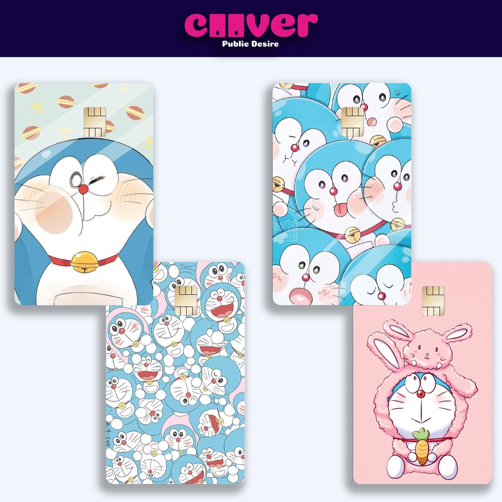 DORAEMON–Miếng dán thẻ FREESHIP – Miếng dán thẻ ngân hàng/thẻ ATM, thẻ chung cư, thẻ thang máy, thẻ gửi xe,