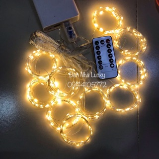 Đèn rèm đom đóm + remote 3mx3m (đèn rèm fairy light)