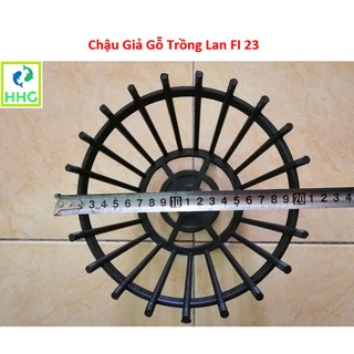 20 CHẬU NHỰA GIẢ GỖ TRỒNG LAN FI 23_NSX BÌNH THUẬN PLASTICS!
