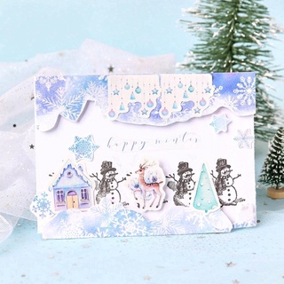 Bộ 45 sticker Noel Giáng Sinh trang trí sổ, planner