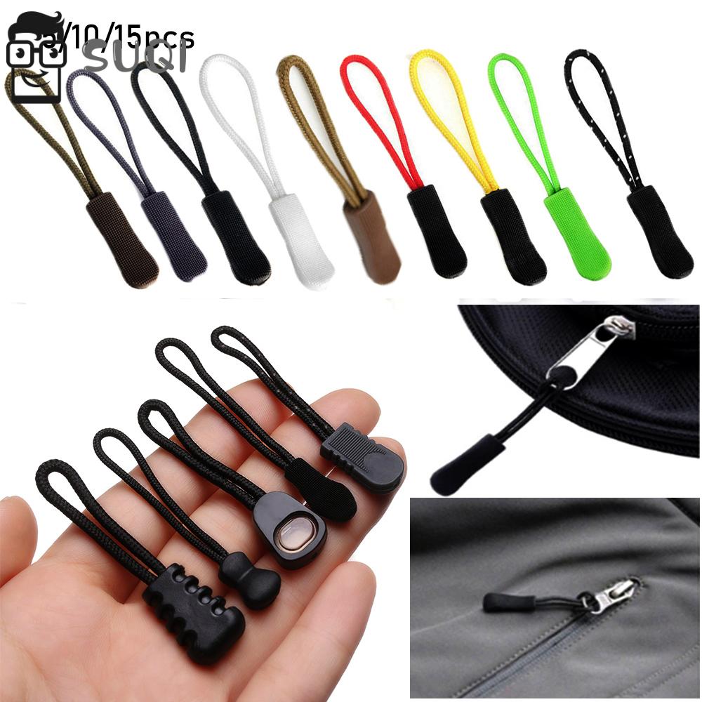 Set 5/10/15 đầu khóa kéo dây thừng thay thế cho túi xách du lịch | BigBuy360 - bigbuy360.vn