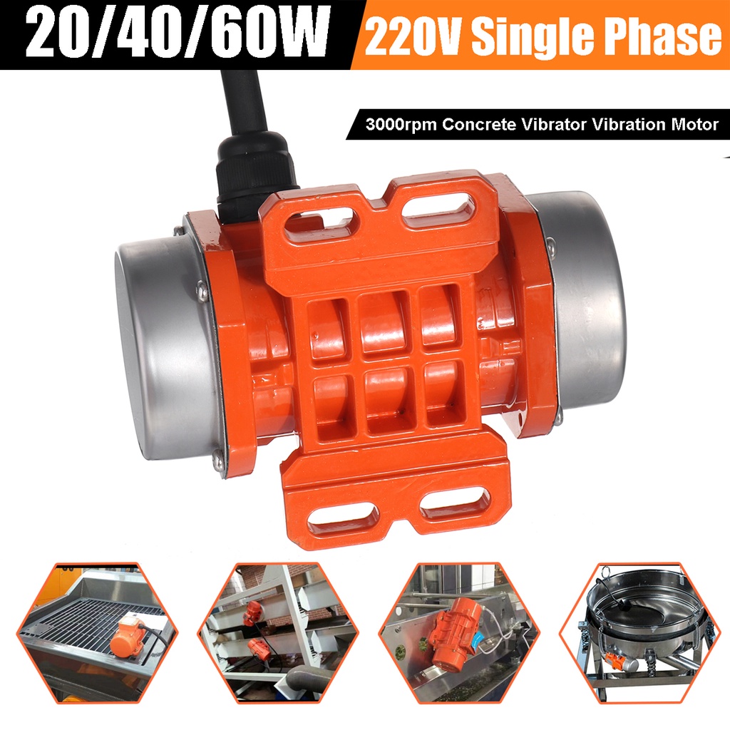Động Cơ Rung 20 / 40 / 60W 220V Cao Cấp Cho Máy Giặt