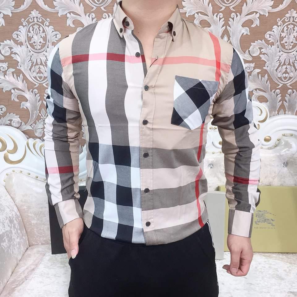 Áo sơ mi siêu cấp Burberry [ hot trend ]