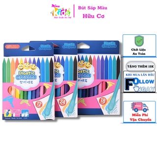 Set Bút Tô Màu Hữu Cơ 24 Màu Cho Bé Yêu Tập Vẽ An Toàn Không Sợ Dây Bẩn - DC275