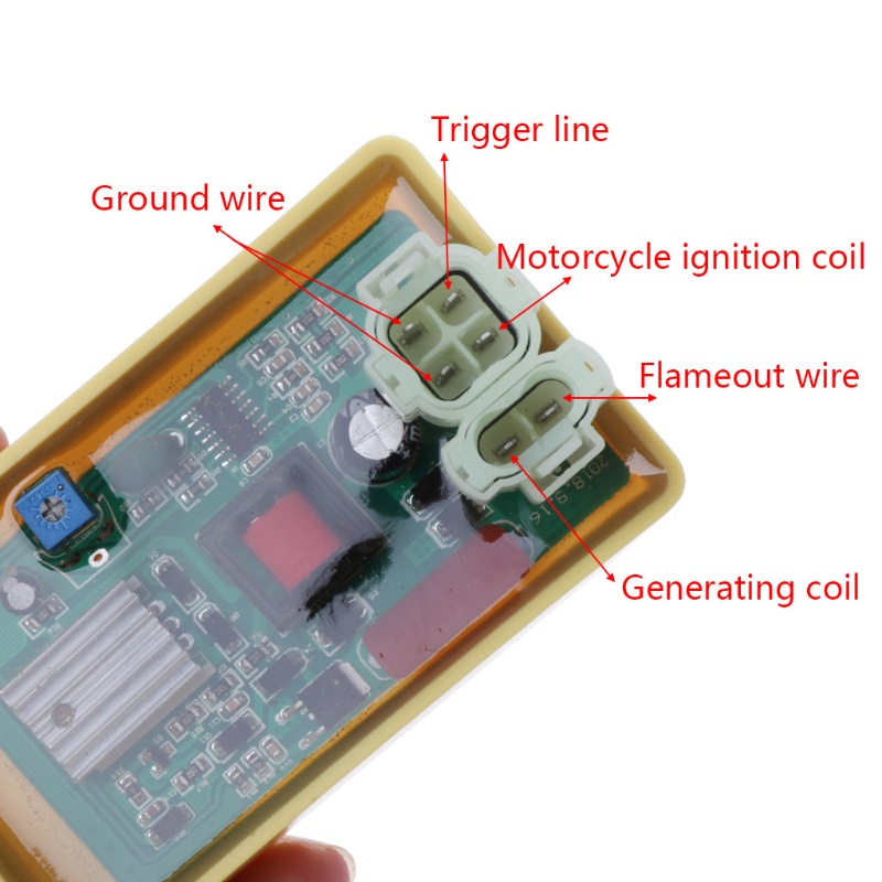 Hộp Đánh Lửa 6Pin AC CDI Cho Động Cơ Xe Máy 50cc 60cc 125cc 150cc ATV GY6 Dễ Lắp Đặt