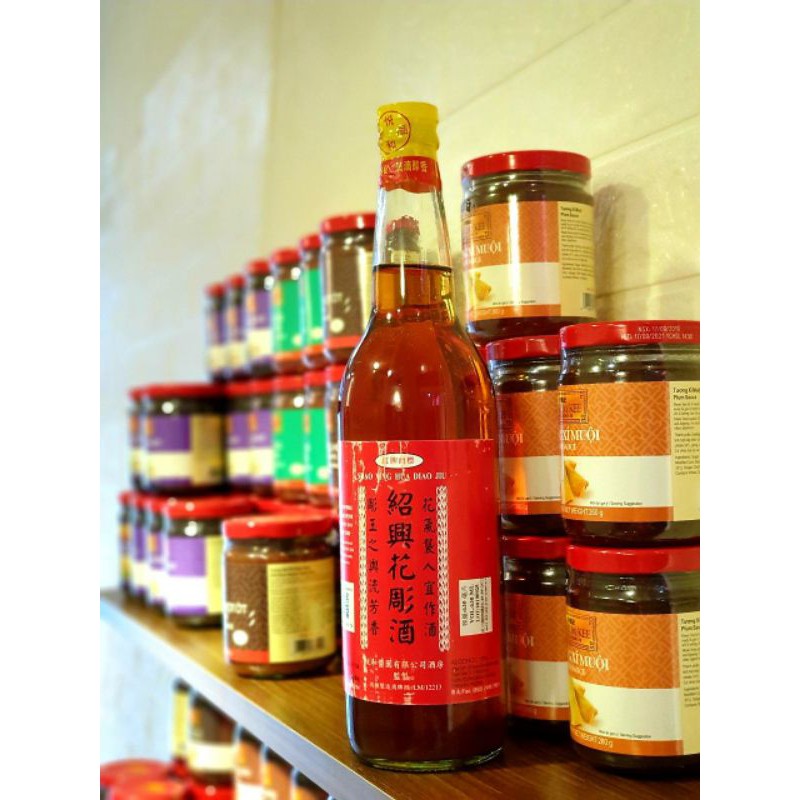 Gia Vị Nấu Ăn Rượu Thiệu Hưng Thượng Hạng 630ml/ Premium Shaoxing Cooking Wine - Nhập Khẩu HongKong