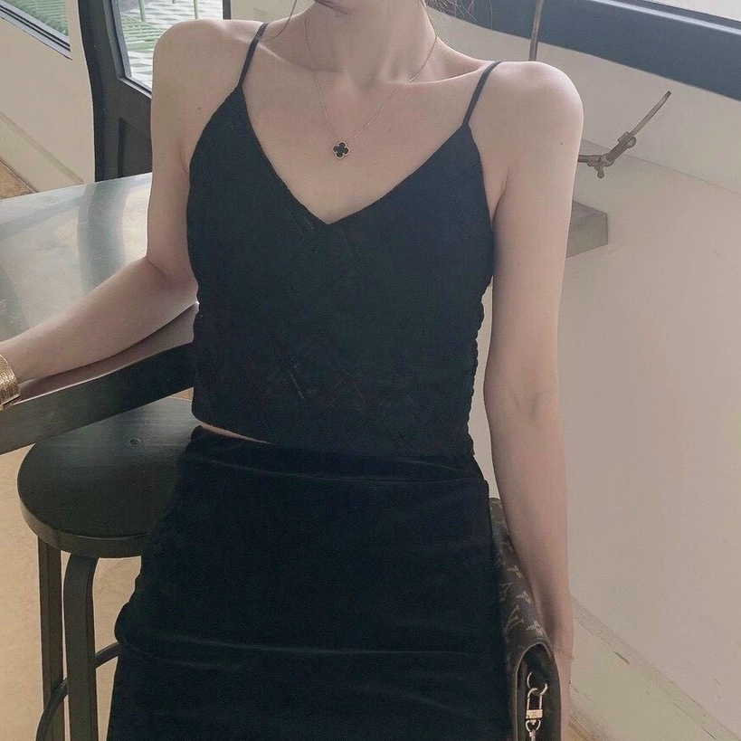 Áo hai dây croptop, bra nữ dáng ngắn siêu xinh, sang chảnh, đồ mặc đi chơi, đi cưới, tiệc cực sexy cho nữ.
