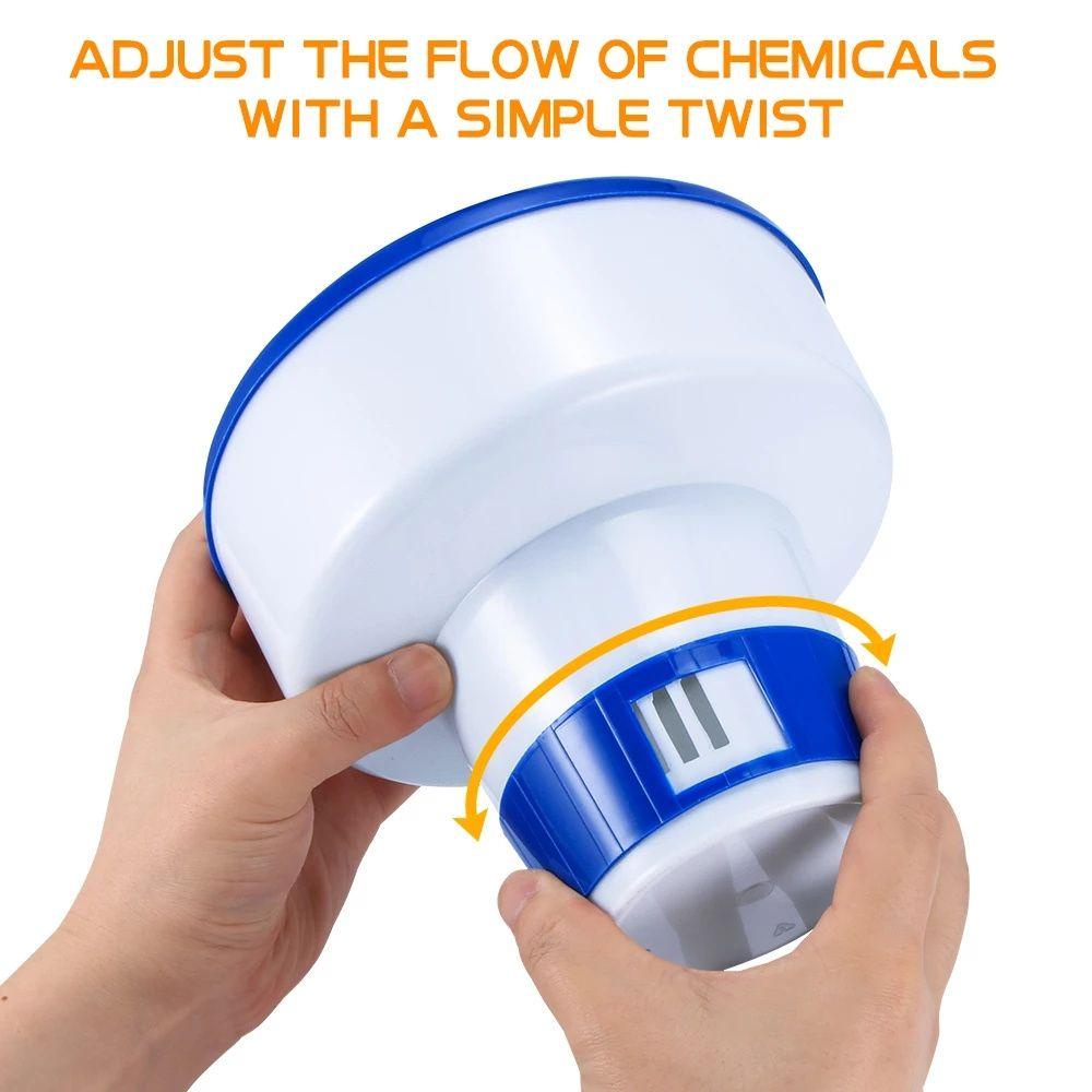 JUNE Máy Lọc Nước Nổi 8 Inch Chuyên Dùng Cho Hồ Bơi