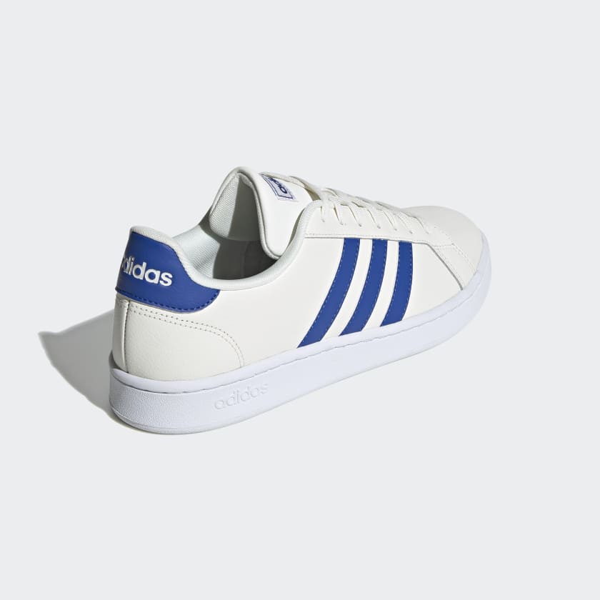 Giày Adidas Chính hãng Grand Court Royal Blue - Advantage Grey hàng Authentic full box