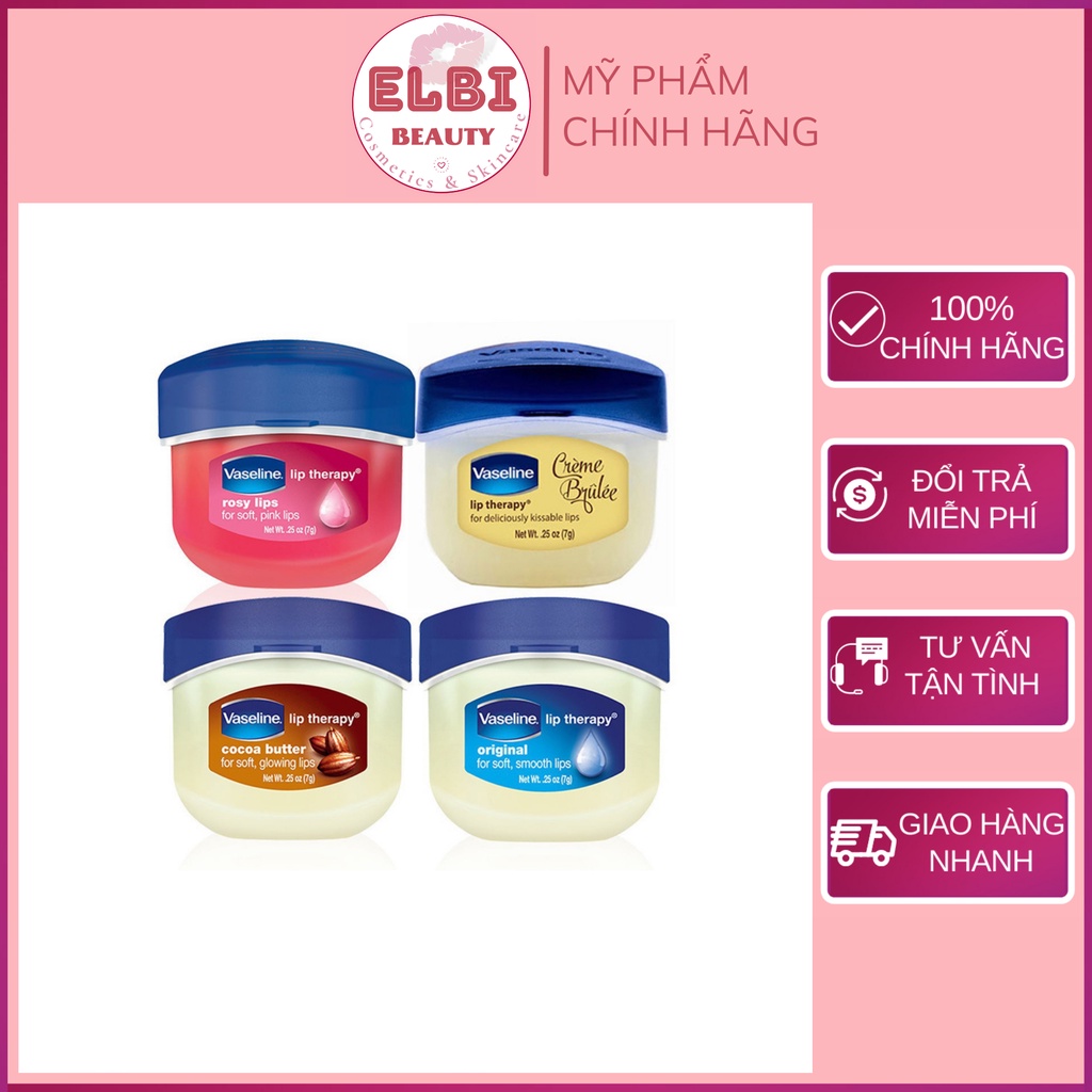 Son dưỡng môi Vaseline - Elbi Beauty Cosmetics &amp; Skincare