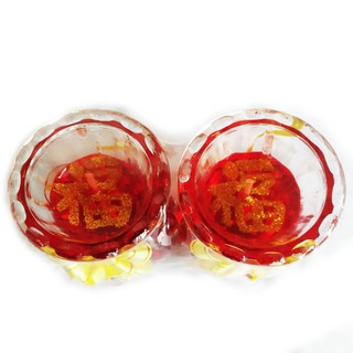 Hộp 6 cặp đèn cầy ly- Ly nơ