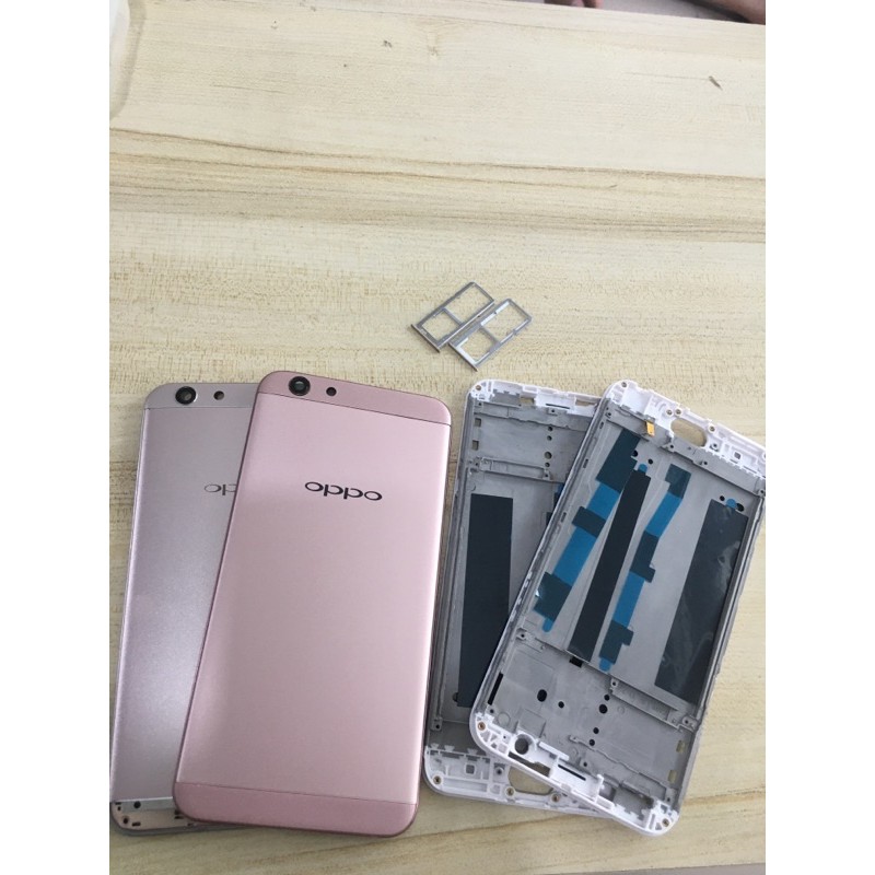 COMBO BỘ VỎ SƯỜN + MÀN HÌNH OPPO F1S (A59) ZIN HÀNG CAO CẤP ( TẶNG KÈM KHAY SIM )