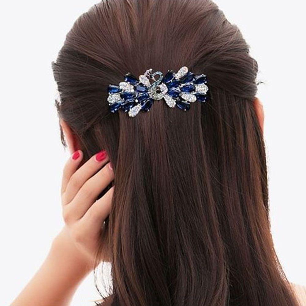 Kẹp Tóc Đuôi Công Thời Trang Thanh Lịch VANES1 Giá Đỡ